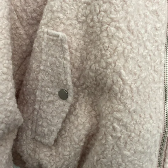 By Anthropologie Pink Sherpa Boomer Jacket - Picture 8 of 16